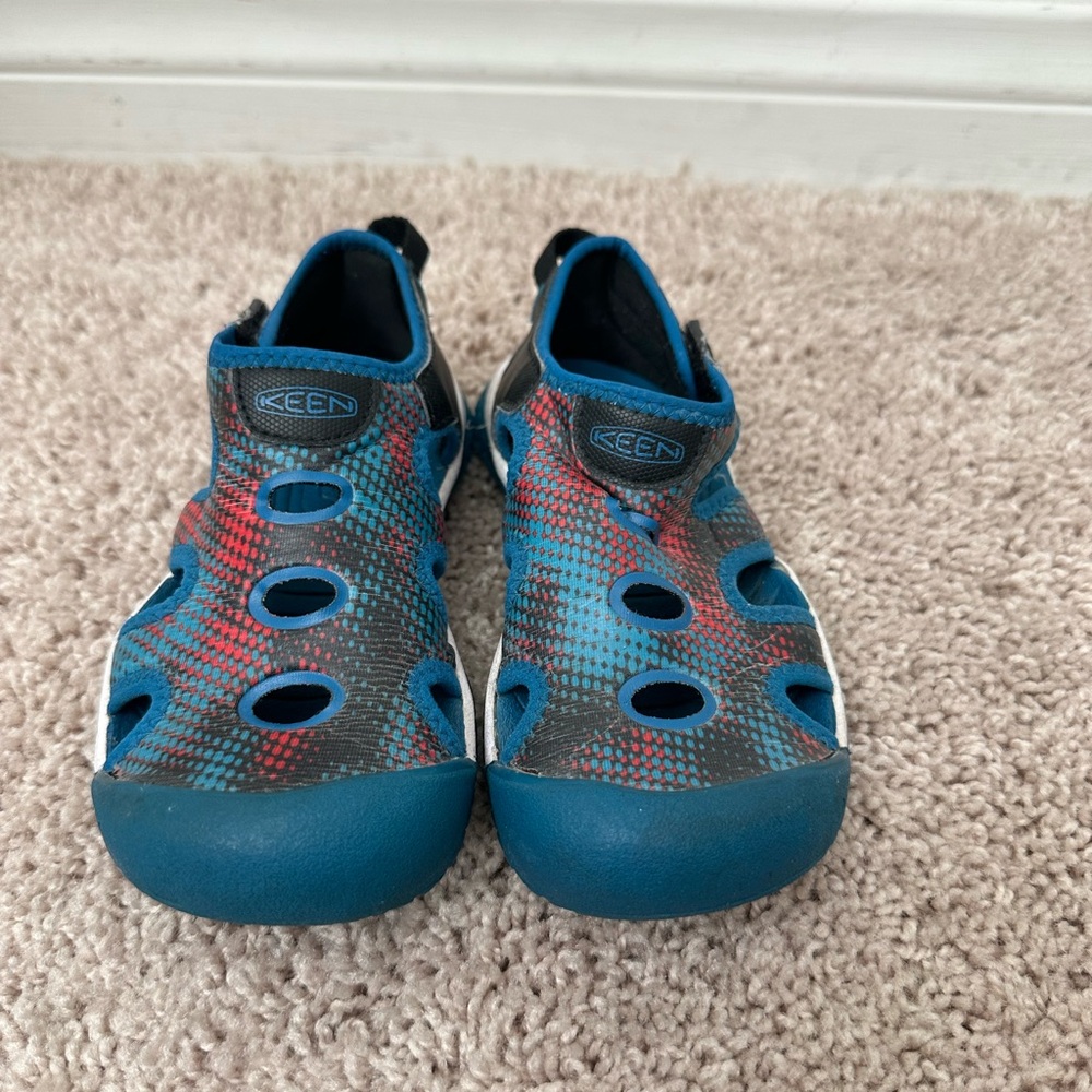 Keen Kids Blue and Red Shoes